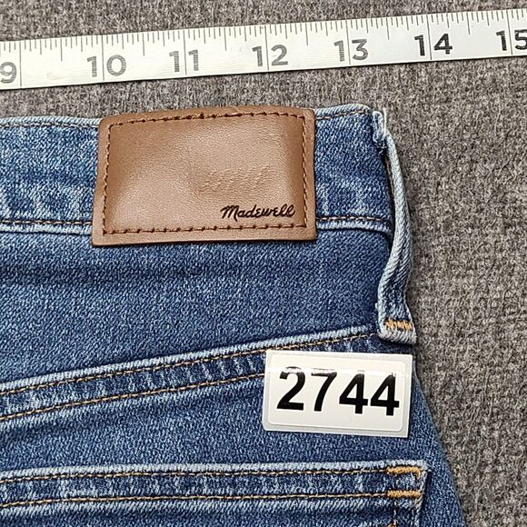 Madewell Jeans Womens 25P Blue 10" High-Rise Skinny Button Fly Stretch Petite - Picture 9 of 9